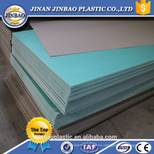 Jinbao pvc hoja decorativa 1,5 densidad plana tablero 1220x2440mm rígido